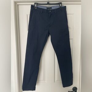 Banana Republic men’s Fulton Skinny Chino pants/slacks in navy blue 30x30